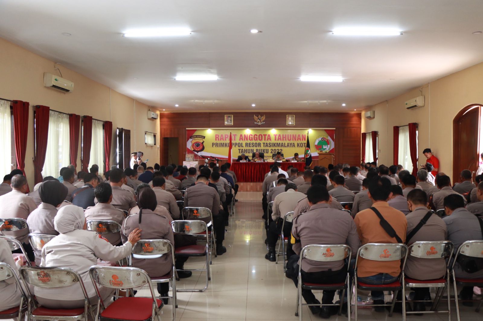 Kapolres Tasikmalaya Kota Membuka Rapat Anggota Tahunan Tutup Buku Tahun 2022, Primkoppol Resor Tasikmalaya Kota