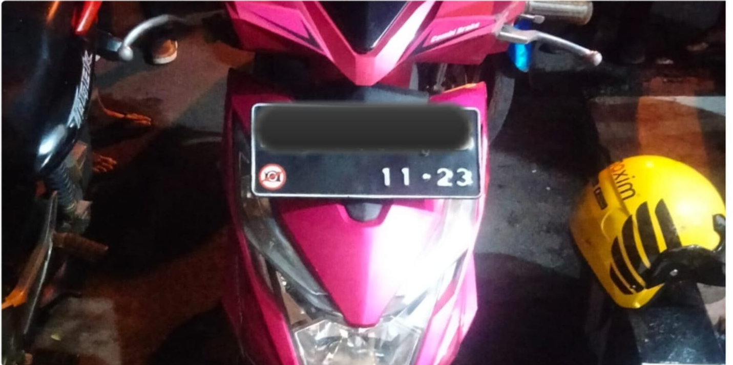 Sempat Dihakimi Masa,Pelaku Curanmor Ketangkap Basah Saat Beraksi