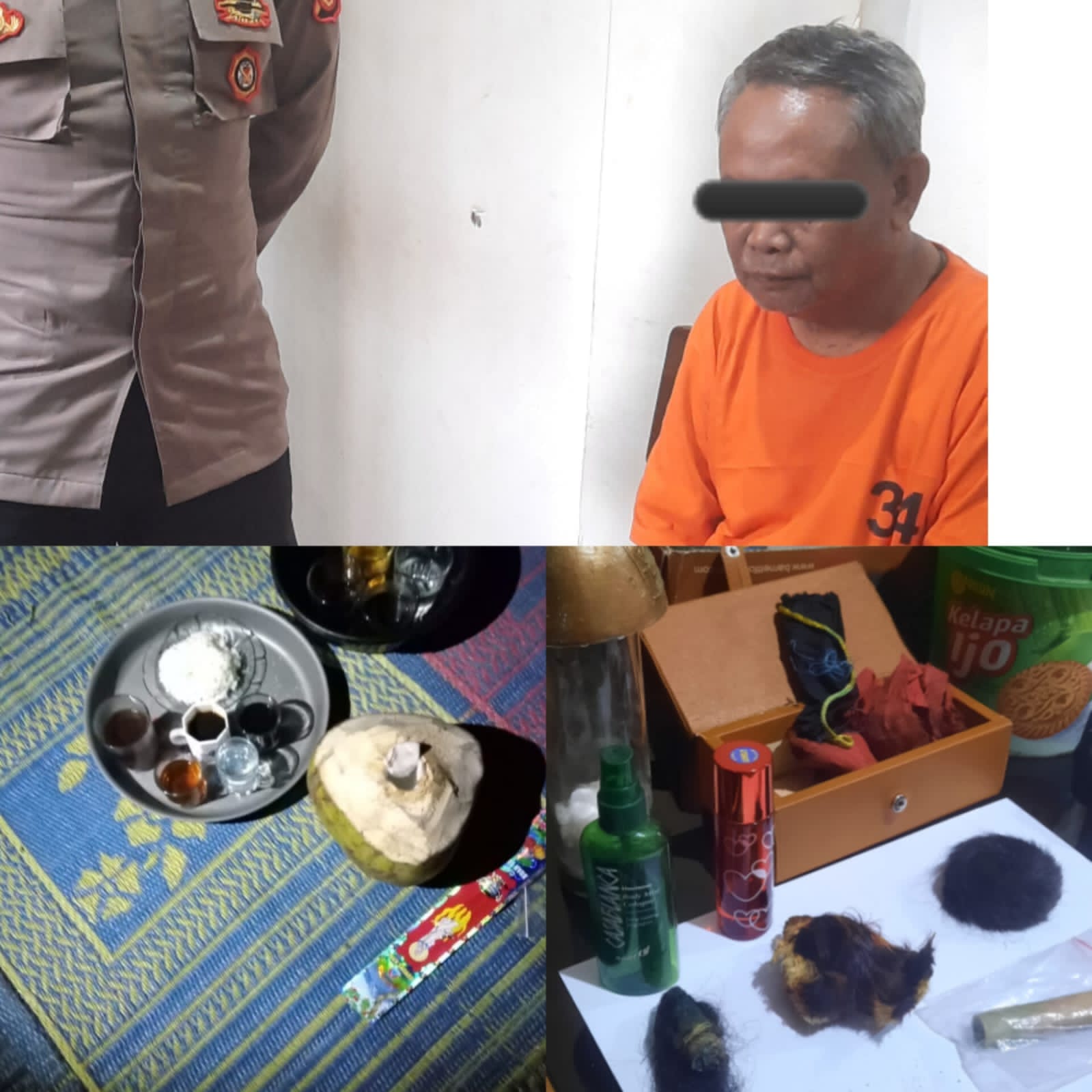 Satreskrim Polres Tasikmalaya Kota, Amankan Sorang Kakek Yang  Mengaku Bisa Menggandakan Uang