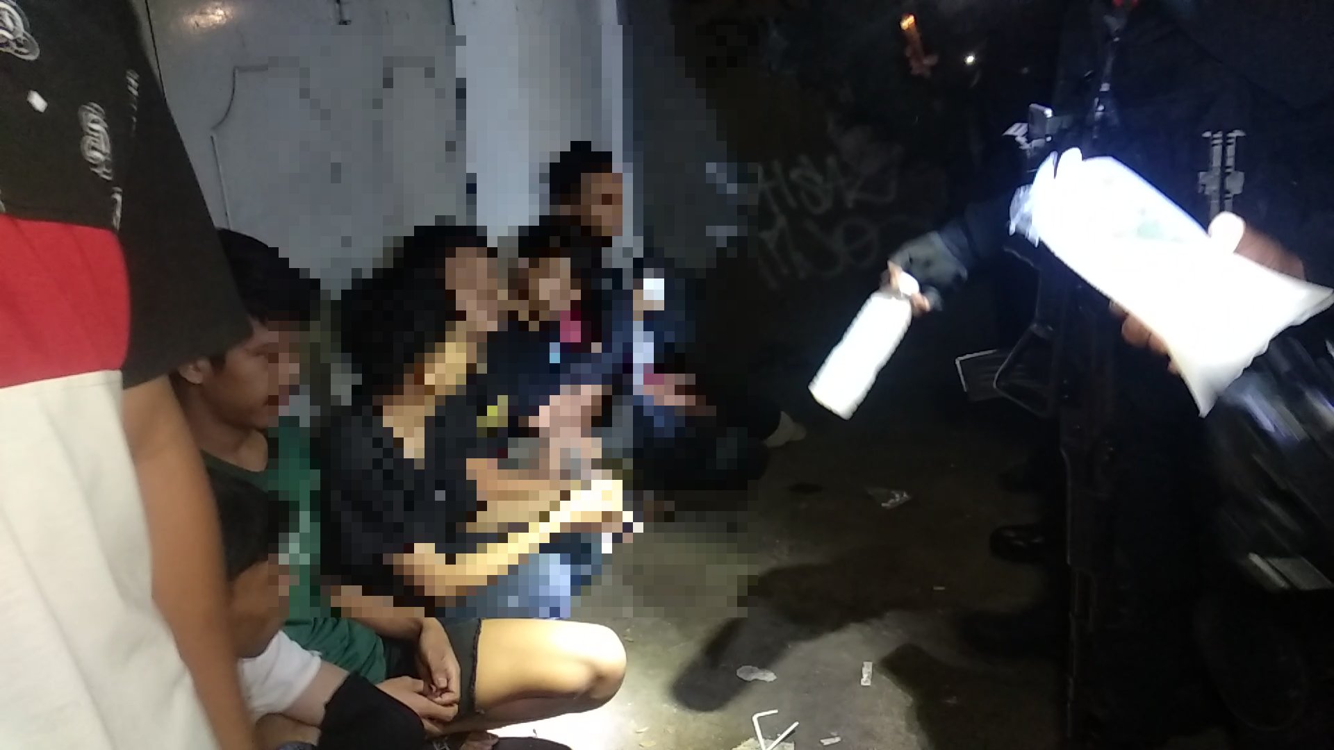 Respon Laporan Warga, Tim Patroli Reaksi Cepat  Maung Galunggung Amankan Sejumlah Remaja Pesta Miras di Indihiang