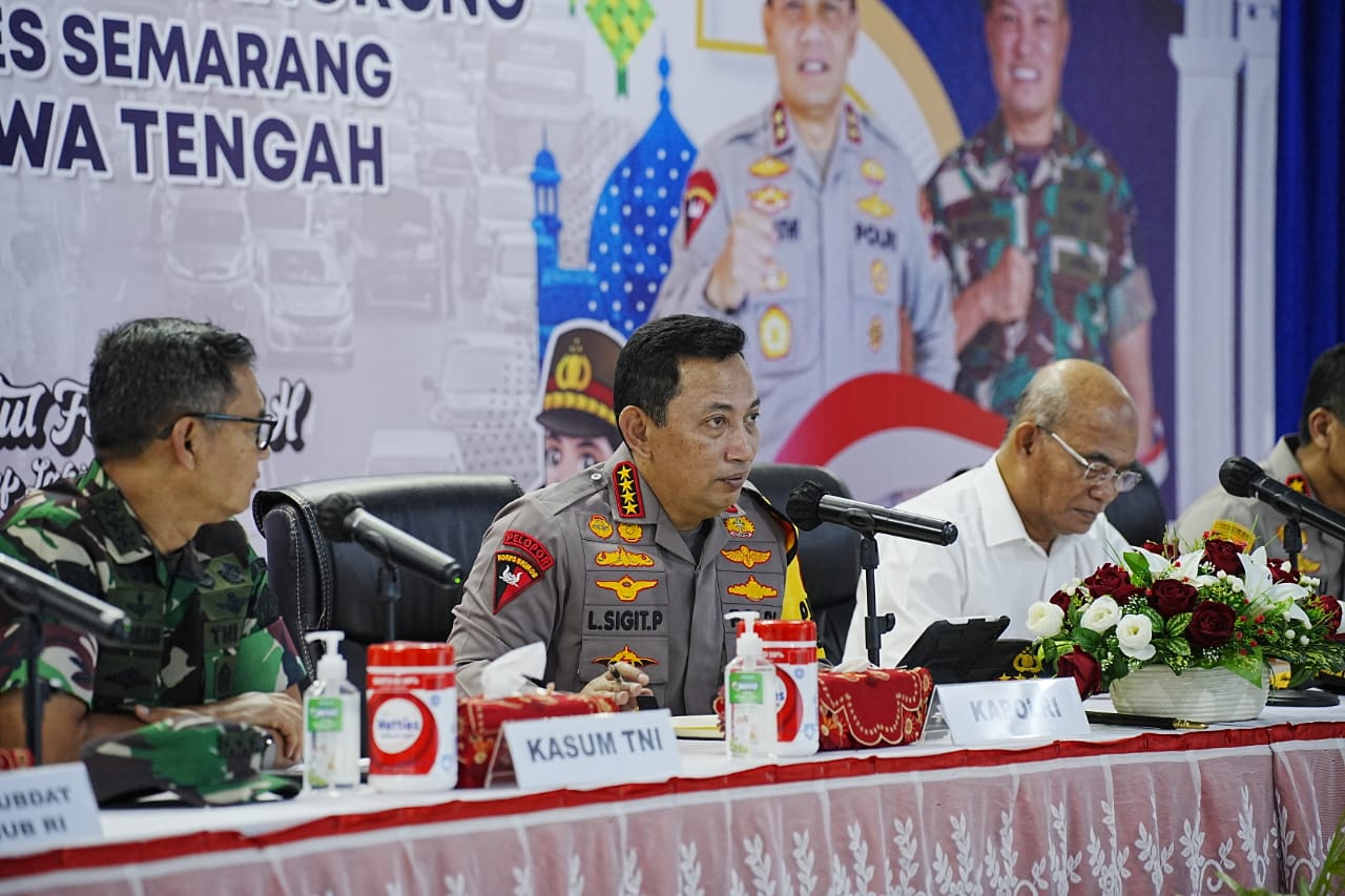 Tinjau Mudik, Kapolri Instruksikan Mantapkan Sosialisasi Rekayasa Lalin & Pengaturan Rest Area