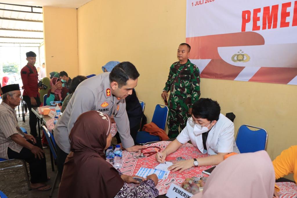 Sambut Hari Bhayangkara Ke 77, Polresta Tasikmalaya Gelar Bakti Kesehatan Peduli Stunting