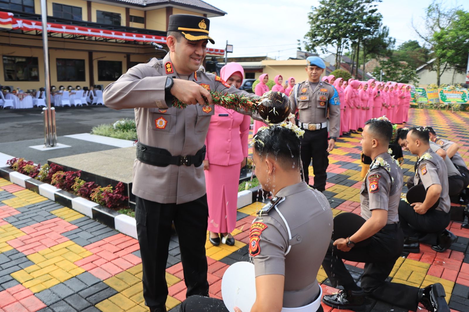 AKBP SY Zainal Abidin, Pimpin Kenaikan Pangkat 40 Personel Polres Tasikmalaya Kota,
