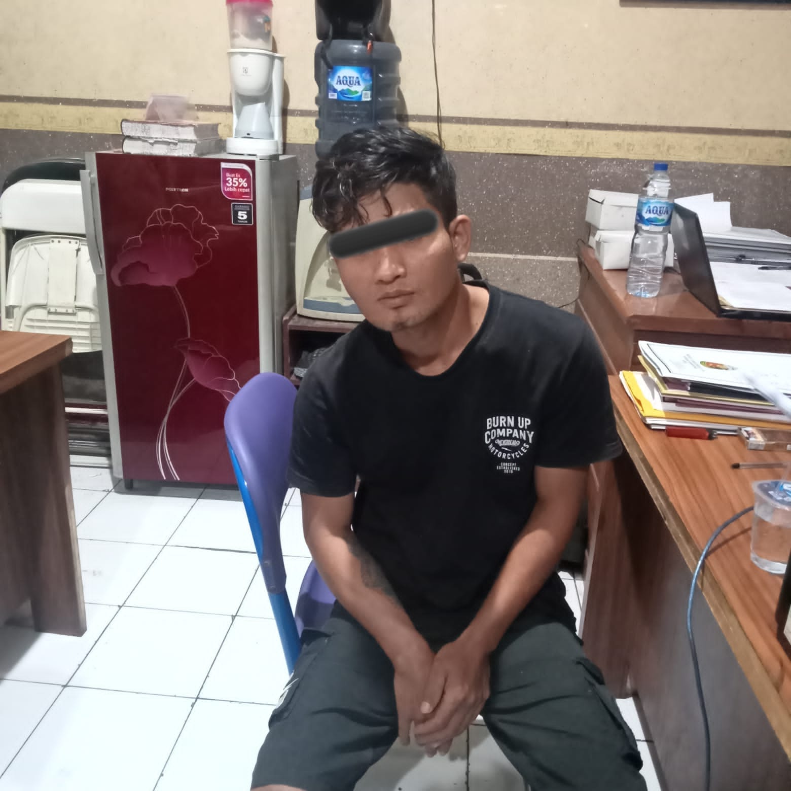 Pemuda di Gunung Tanjung Tasikmalaya, Diamankan Polisi,Karena Mengancam Ibu Kandungnya Sendiri