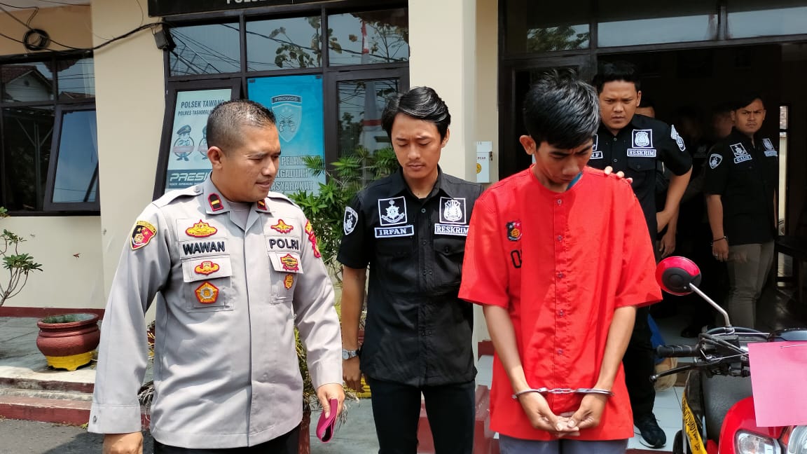Transaksi Motor Curian,  Seorang Pria  Diamankan Polisi Polres Tasik Kota