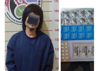 Diduga Miliki Puluhan Obat Terlarang, Seorang Pria Diamankan Satnarkoba Polres Tasikmalaya Kota,