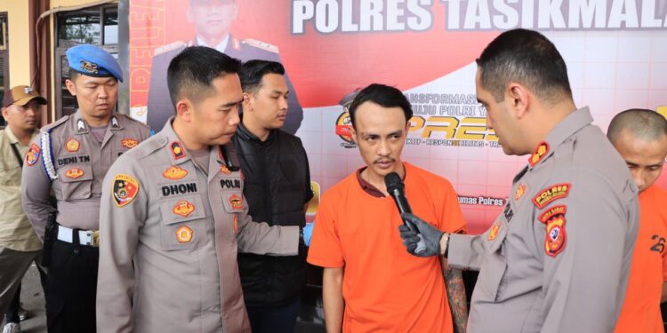 Kapolres Tasikmalaya Kota Pimpin Press Release Kasus Tindak Pidana Pembunuhan
