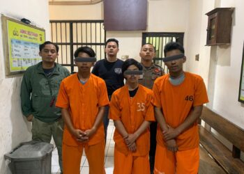 Spesialis Komplotan Maling Kabel Fiber Optik Diamankan Polres Tasikmalaya Kota