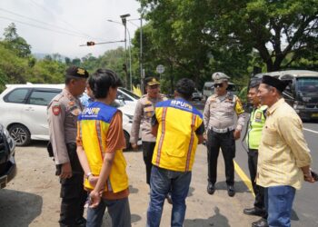 Ops Lilin Lodaya 2023, Kapolres Tasikmalaya Kota Pantau Pospam Dan Cek Jalur Gentong