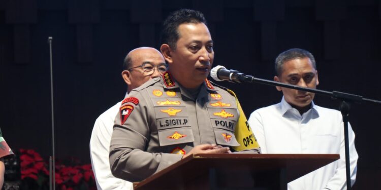 Kapolri Ajak Umat Kristiani Doakan Persatuan Indonesia Tetap Terjaga