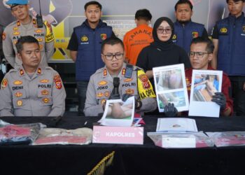 Press Release Polres Tasikmalaya Kota,Ungkap Tindak Pindana Pencurian Dengan Kekerasan Kepada Anak  SD di Cikalang Kota Tasikmalaya