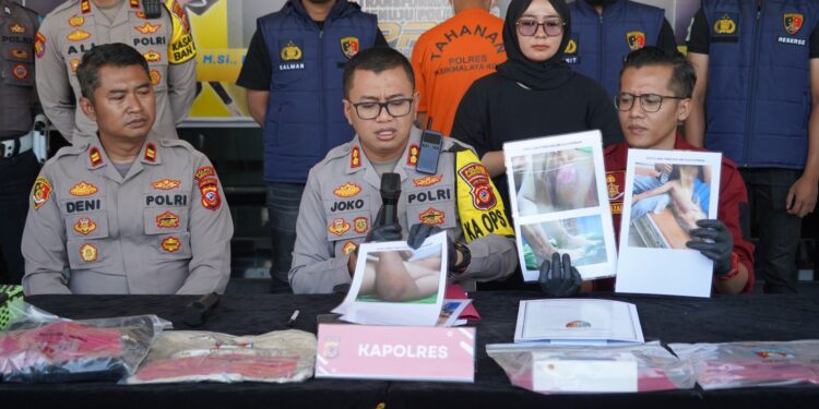 Press Release Polres Tasikmalaya Kota,Ungkap Tindak Pindana Pencurian Dengan Kekerasan Kepada Anak  SD di Cikalang Kota Tasikmalaya