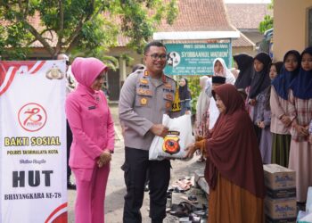 Gelar Baksos, Kapolresta Berikan Santunan Ke Panti Asuhan