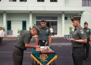 Sertijab Danramil, Dan Tandai Kepemimpinan Baru untuk Empat Koramil,Kodim 0612 Gelar Upacara Korps Raport Personel Baru