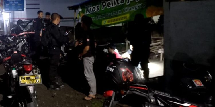 Tim Maung Galunggung Polres Tasikmalaya Kota Bubarkan Keributan Remaja dan Pesta Miras