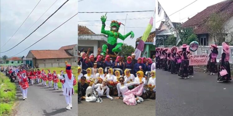 Ribuan Warga Awiluar Meriahkan Pawai Ta’aruf Sambut Imtihanan 2025