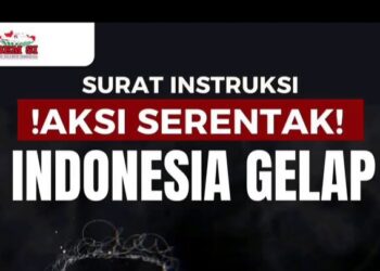 Mahasiswa Gelar Aksi ‘Indonesia Gelap’ Protes Kebijakan Efisiensi Anggaran Pendidikan