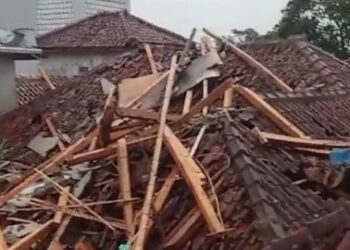 Puting Beliung Terjang Tasikmalaya, Puluhan Rumah Rusak