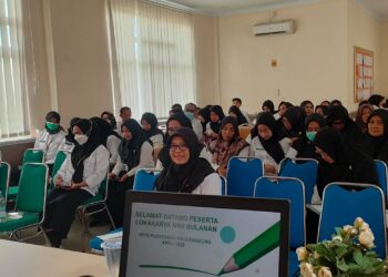 Kegiatan Lokarya Puskesmas Pagerageung Evaluasi Kegiatan dan Hasil  Kinerja Perbulan