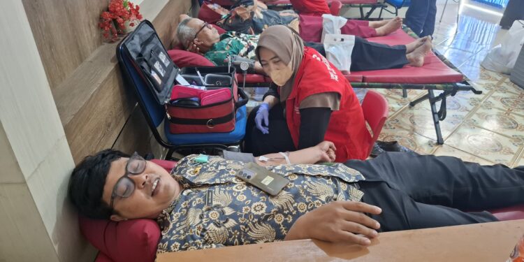 Puskesmas Pancatengah Ikut Andil Menurunkan AKI/AKB, Dan Meningkatkan Umur Harapan Hidup (UHH) Melalui Gerakan Donor Darah