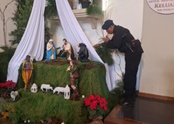 Menjelang Natal, Tim Penjinak Bom Gegana Polda Jawa Barat Bersama Petugas Polres Tasikmalaya Menyisir Seluruh Gereja di Kota Tasikmalaya